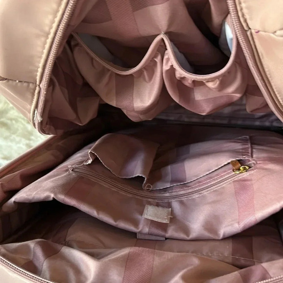 Joy Mangano Pink and Brown Travel Bag - Picture 7 of 15